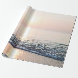 WATER ON SEASHORE WRAPPING PAPER