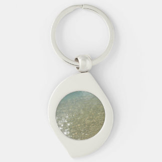 Water on the Beach I Abstract Nature Photography Key Ring