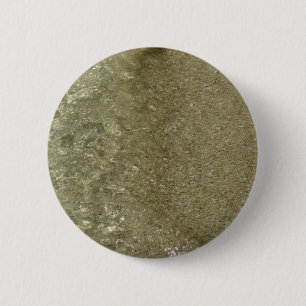 Water on the Beach II Abstract Nature Photography 6 Cm Round Badge