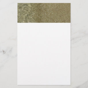 Water on the Beach II Abstract Nature Photography Stationery