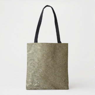 Water on the Beach II Abstract Nature Photography Tote Bag