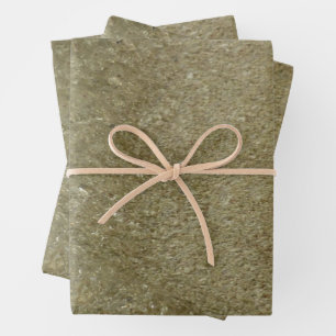 Water on the Beach II Abstract Nature Photography Wrapping Paper Sheet