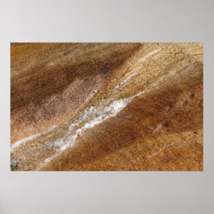 Water over Granite at Franconia Notch Flume Poster