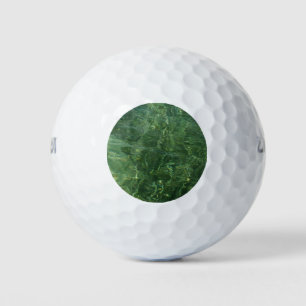 Water over Sea Grass II (Blue and Green) Photo Golf Balls