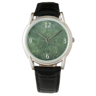 Water over Sea Grass II (Blue and Green) Photo Watch
