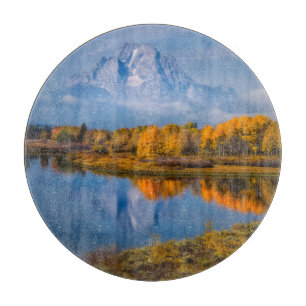 Water Oxbow Bend Jackson Wyoming Cutting Board