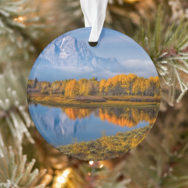 Water | Oxbow Bend Jackson Wyoming Ornament (Tree)
