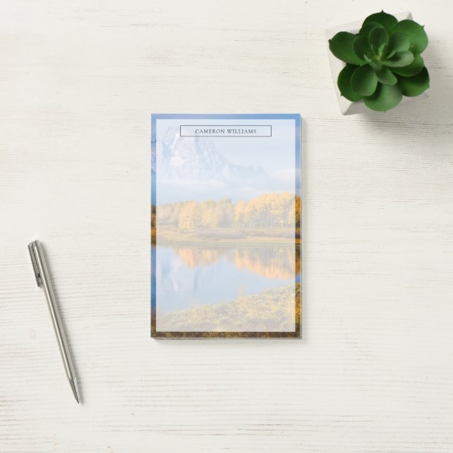 Water | Oxbow Bend Jackson Wyoming Post-it Notes (Office)