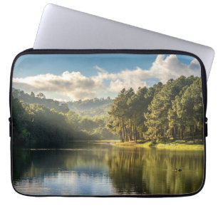 Water Pang Oung Lake & Pine Forest Thailand Laptop Sleeve