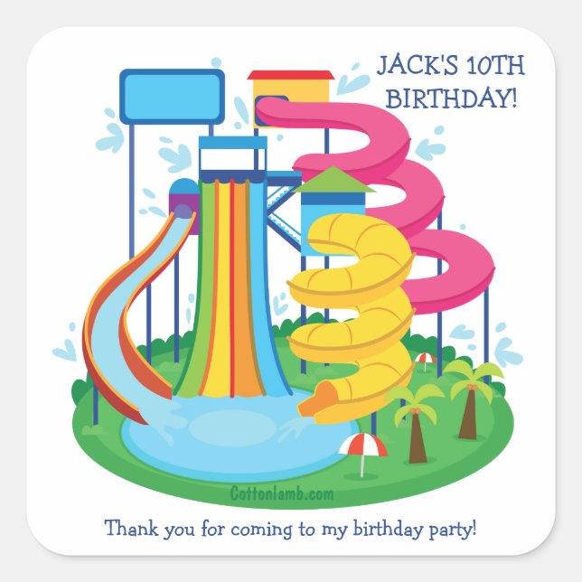 Water Park Sticker (Front)