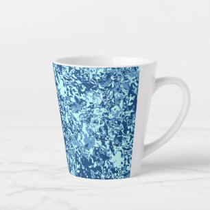 Water pattern No 1 Black BG Latte Mug