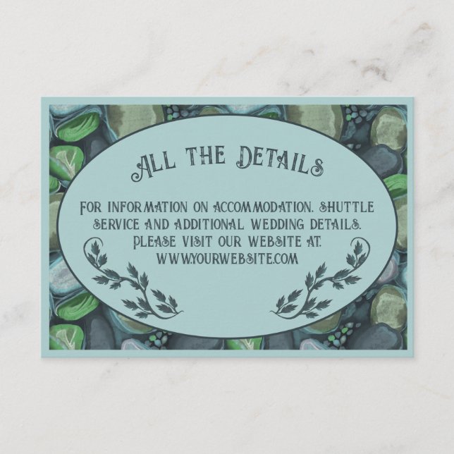 Water Pebbles - enclosure card (Front)