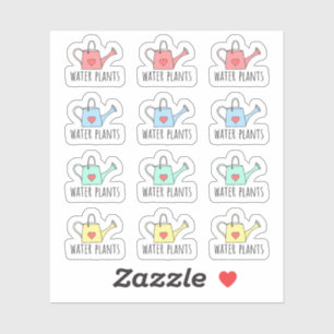 Water Plants Reminder Gardening Water Cans Planner