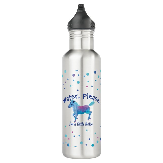 "Water Please. I'm a little horse." 710 Ml Water Bottle (Right)