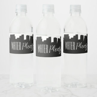 Water Please water bottle label 