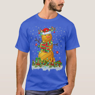 Water Polo Ball Snowman Xmas Lights Water Polo Chr
