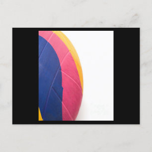 Water Polo Ball Swimming Compete Athlete Postcard