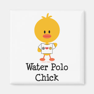 Water Polo Chick Magnet