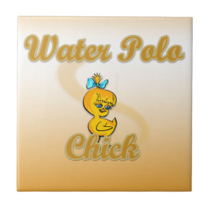 Water Polo Chick Tile