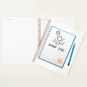 Water Polo Doodle Sketch Hand-Drawn Water Sport  Planner