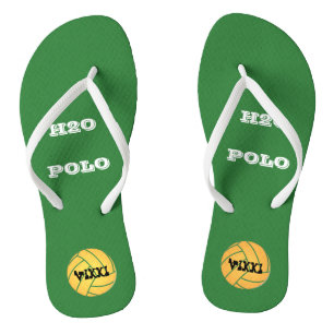 Water Polo Feet Edit Initials Jandals