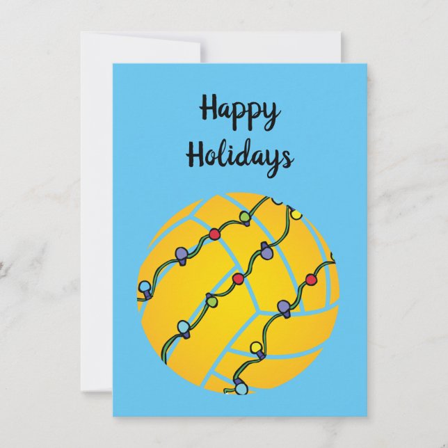 Water Polo Holiday Cards (Front)