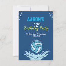 Water Polo Invitation