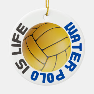 Water Polo is life Ceramic Tree Decoration