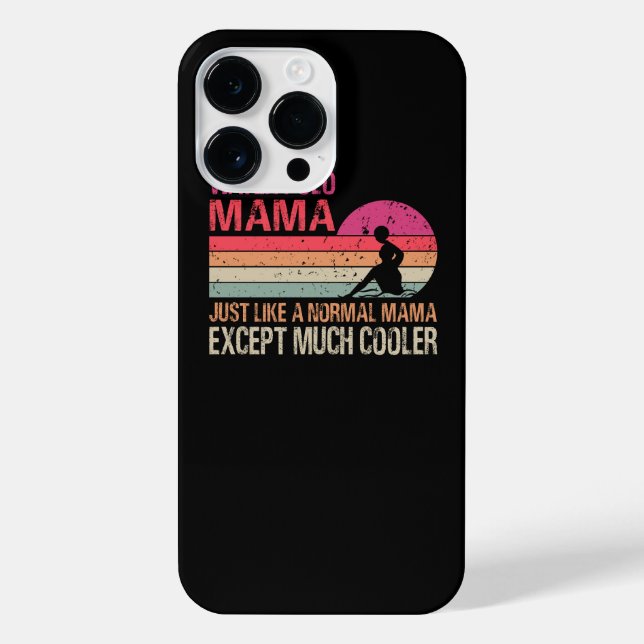 Water Polo Mama Just Like A Normal Mama Except Muc iPhone Case (Back)