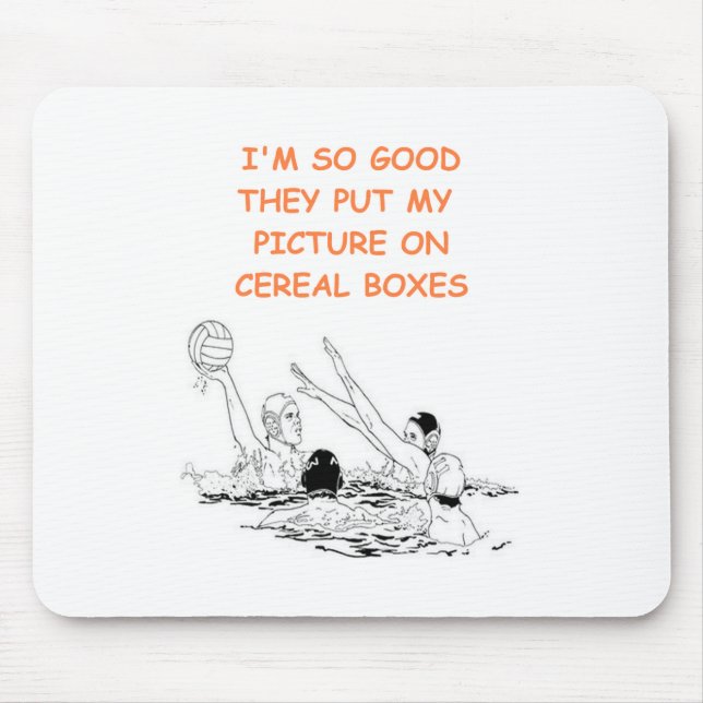 water polo mouse pad (Front)