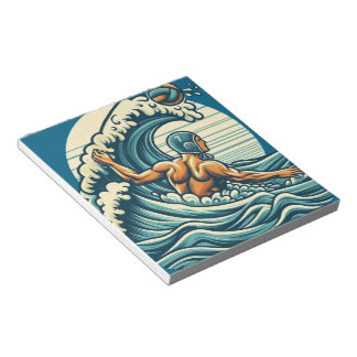 Water-polo Player Notepad