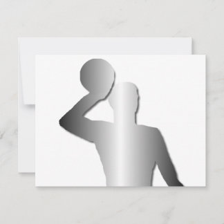 Water polo player silouette
