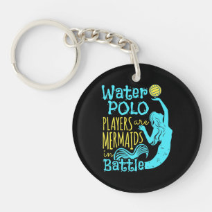 Water Polo Players Are Mermaids in Battle Key Ring