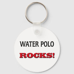 Water Polo Rocks Key Ring