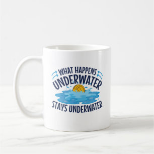 Water Polo What Happens Underwater Coffee Mug