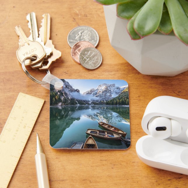 Water | Pragser Wildsee Dolomites Italy Key Ring (Desk)