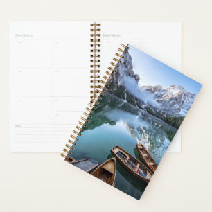 Water Pragser Wildsee Dolomites Italy Planner