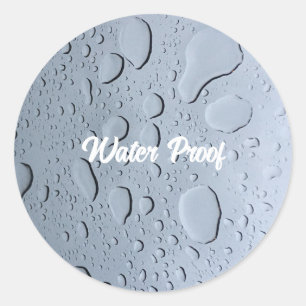 Water Proof Splash Free Drops Package Label Custom