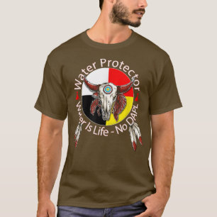 Water Protector Shield, Standing Rock Sioux Suppor T-Shirt
