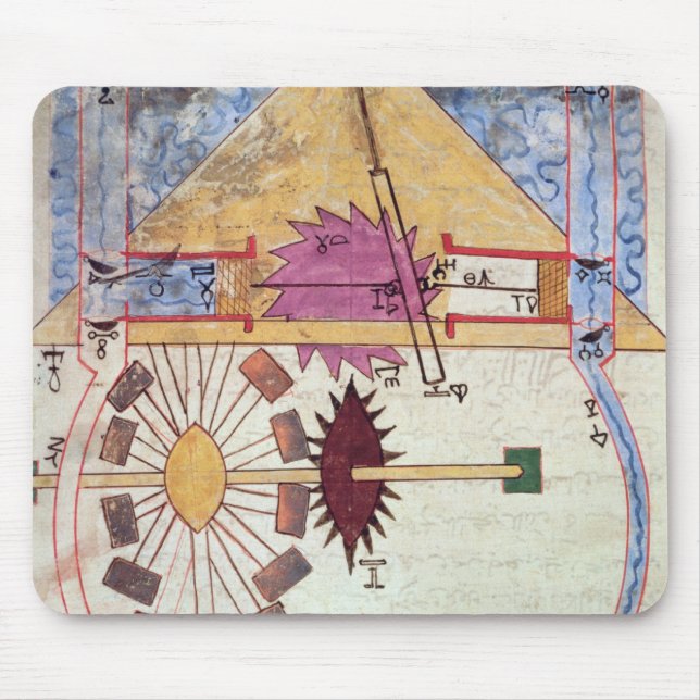 Water Pump, from 'Book of Knowledge of Ingenious Mouse Pad (Front)