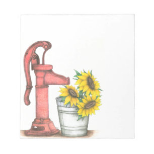 Water Pump notepad