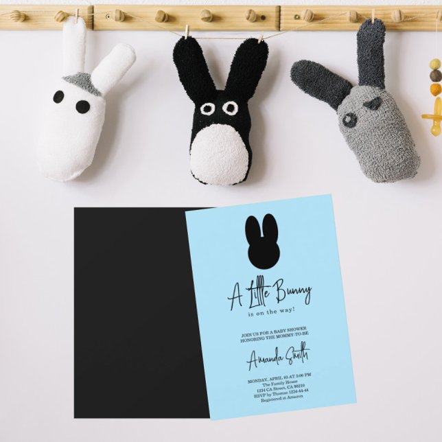 Water Rabbit baby shower Invitation (Creator Uploaded)