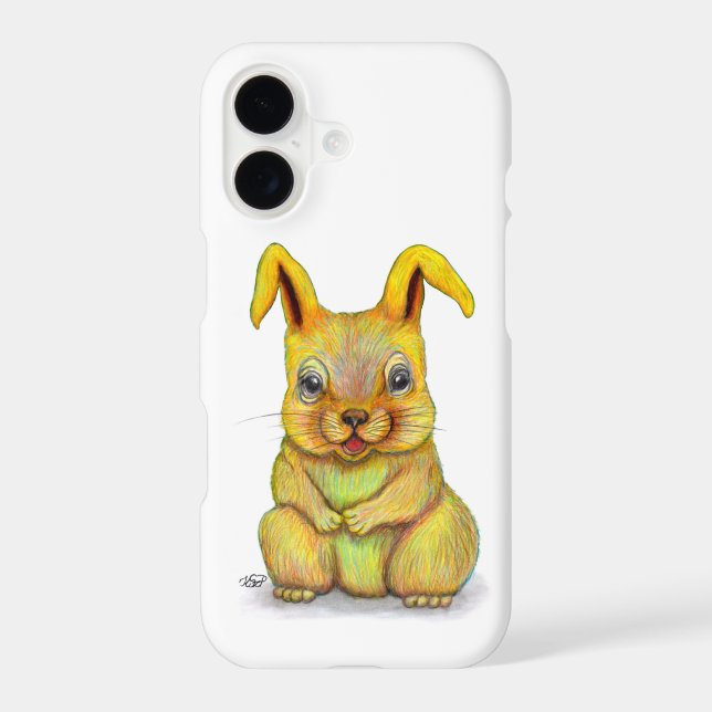 Water Rabbit iPhone Case (Back)