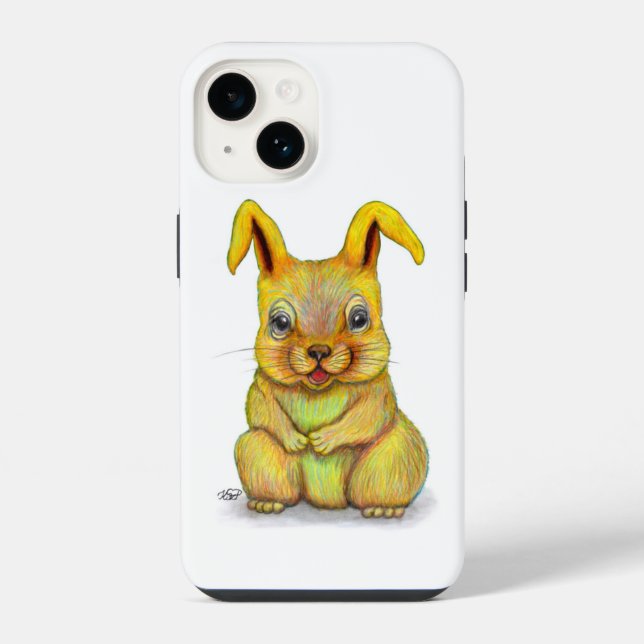 Water Rabbit iPhone Case (Back)