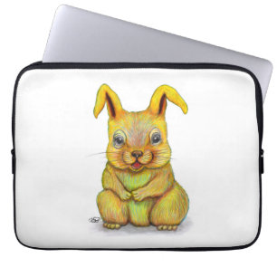 Water Rabbit Laptop Sleeve