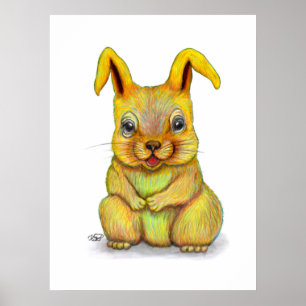 Water Rabbit Poster
