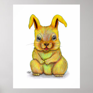 Water Rabbit Poster