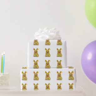 Water Rabbit Wrapping Paper