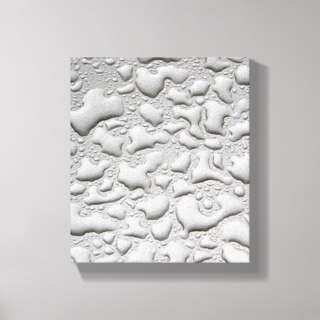 Water Rain Drops Canvas Print (Front)