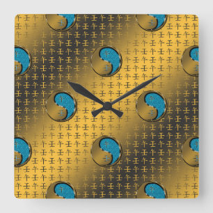 Water Rat Square Wall Clock